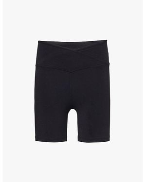 WE Are Tala Dayflex Wrap Stretch-Woven Cycling Shorts - Blue