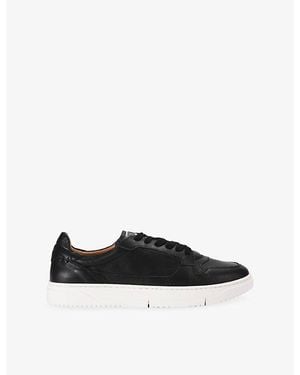 Steve Madden Cliff Leather Trainers - Black