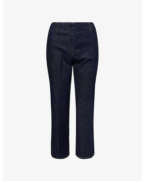 Dries Van Noten Relaxed-Fit Straight-Leg Denim Trousers - Blue