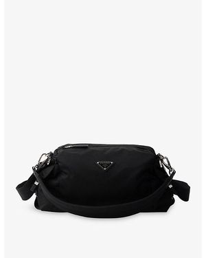 Prada Explore Re-Nylon Woven Belt Bag - Black