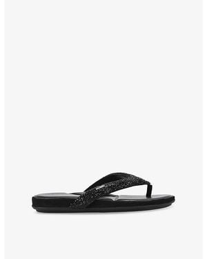 Carvela Kurt Geiger Riviera Jewel Embellished Sandals - Black