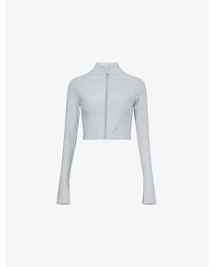 Cheap Monday Big Sur Cropped Stretch-Woven Jacket - White