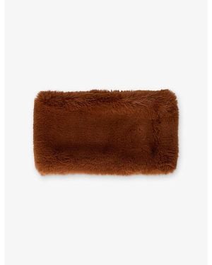 Frankie Shop Ginevra Faux-Fur Scarf - Brown