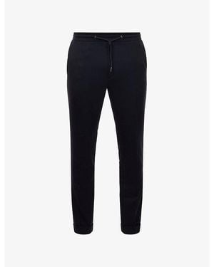 Paul Smith Drawstring-Waist Tapered-Leg Wool Trousers - Blue