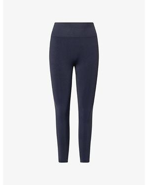 ADANOLA Seamless Regular Gym Leggings - Blue