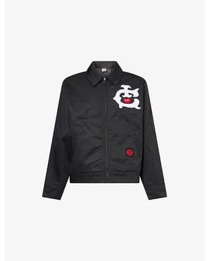 ICECREAM Og Work Logo-Embroidered Cotton Blend Jacket - Black
