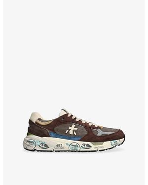 Premiata Mase Suede Trainers - White