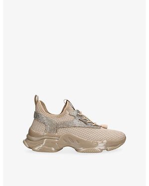 Steve Madden Match-Re Knitted Trainers - Natural