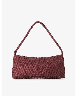 Dune Deliberating Woven Shoulder Bag - Red