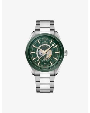 Omega Seamaster Aqua Terra 150M Stainless-Steel Watch 43Mm - Green