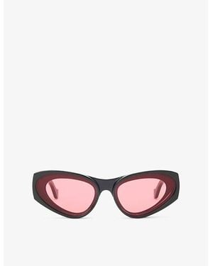 Loewe X Paula's Ibiza G314Frlx011100 Cat-Eye Acetate Sunglasses - Pink