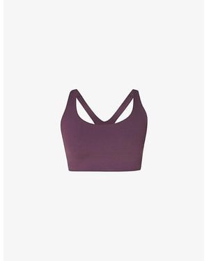 Sweaty Betty Ultimate Studio Racerback Sports Bra - Purple