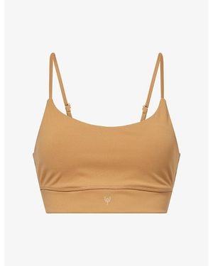 Now You Live Leamington Scoop-Neck Sports Bra - Brown