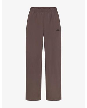 NikeSKIMS Dri-Fit Stretch-Nylon Oversized Trousers - Brown