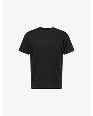 Rag & Bone Classic Crew-Neck Cotton T-Shirt - Black