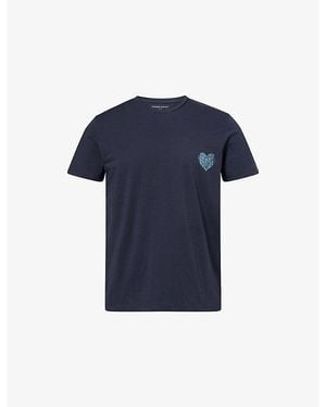 Derek Rose Ripley Short-Sleeve Cotton T-Shirt - Blue