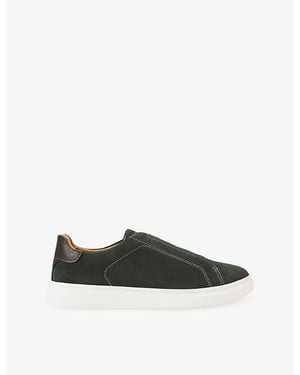 Steve Madden Sandrai Suede Trainers - Black