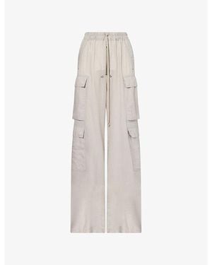 Rick Owens Cargobelas Wool Pants - White