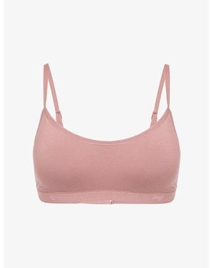 Sloggi Free Evolve Stretch-Woven Padded Bra - Pink