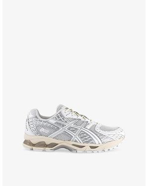 Asics Gel-Nimbus 10.1 Low-Top Woven Trainers - White