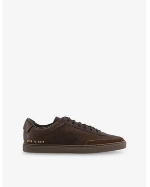 Common Projects Court Classic Leather Sneakers - Brown