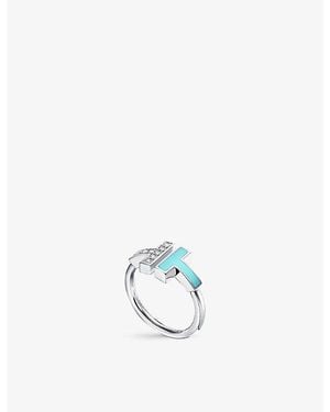 Tiffany & Co. Tiffany T 18Ct- And 0.07Ct Diamond Ring - White