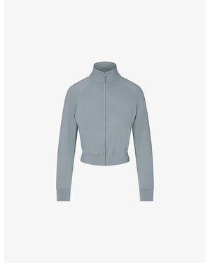 NikeSKIMS Airy Cropped Track Jacket - Blue