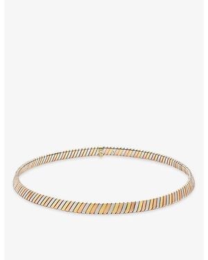 BVLGARI Tubogas 18Ct, And Rose- Necklace - Metallic
