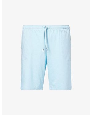 Derek Rose Basel 25 Modal-Jersey Shorts - Blue