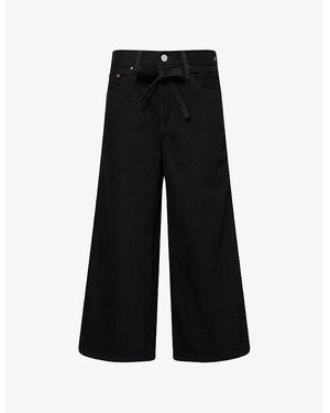 Levi's Xl Loose-Fit Denim Culotte Jeans - Black