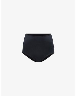 Agent Provocateur Nikita High-Waisted Satin Brief - Black