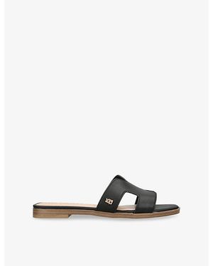 KG by Kurt Geiger Raven Faux-Leather Sandals - Black