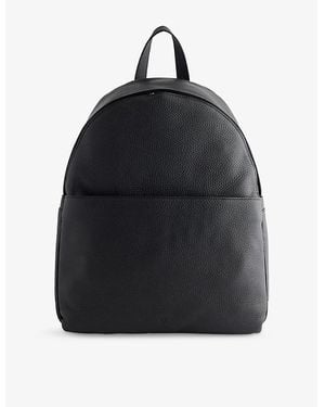 Eleventy Pebble Leather Backpack - Black