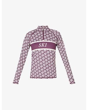 Sweaty Betty Therma Ski Half-Zip Top - Purple