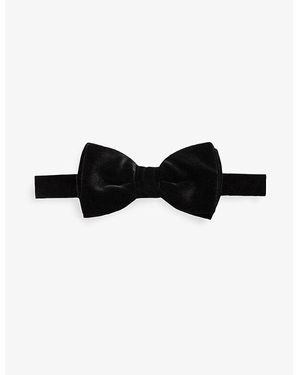 Eton Pre-Tied Velvet Bow Tie - Black
