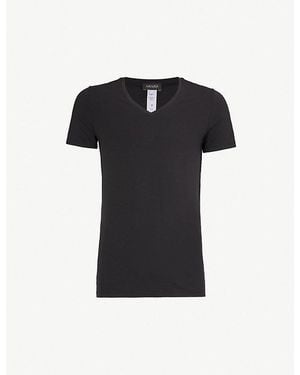 Hanro Cotton Superior Cotton-Blend T-Shirt Xxl - Black