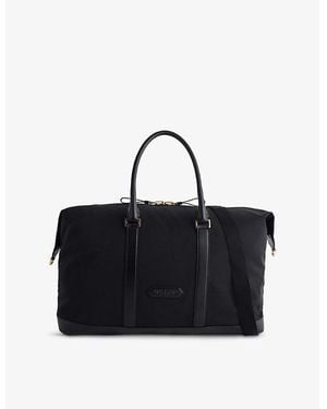 Tom Ford Brand-Patch Woven Holdall - Black