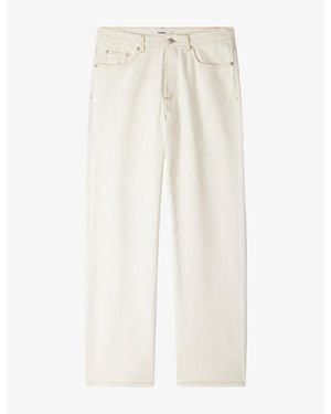 Sandro Straight-Leg Relaxed-Fit Denim Jeans - White