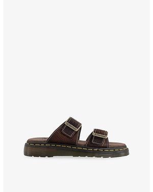 Dr. Martens Josef Leather Sandals - Brown