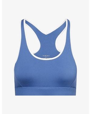 Varley Freesoft Selma Scoop-Neck Sports Bra - Blue