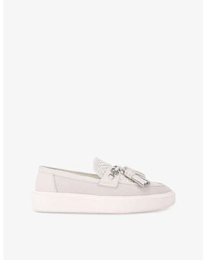 Kurt Geiger Milbank Tassel Leather Loafers - White