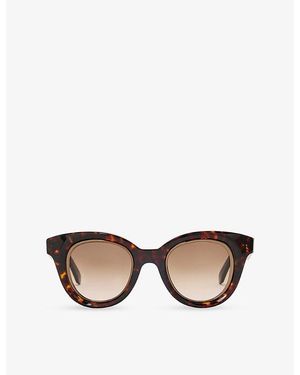 Loewe Butterfly Mini Anagram Acetate Sunglasses - Multicolour