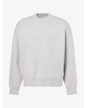 The Couture Club Copyright Compact Knit Crewneck Jumper - White