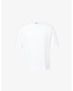 John Smedley Tindall Cotton-Jersey T-Shirt - White