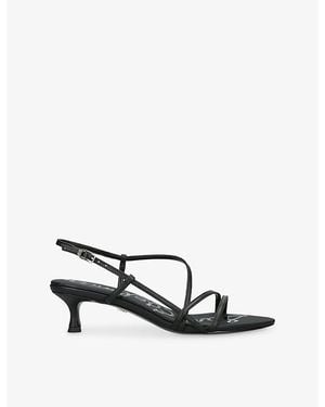 Sam Edelman Cora Leather Heeled Sandals - Black