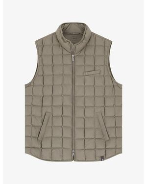 BOGGI Quilted Goose-Down Gilet - Grey