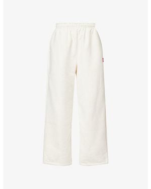 The North Face Box Wide-Leg Cotton-Blend Jogging Bottoms - White