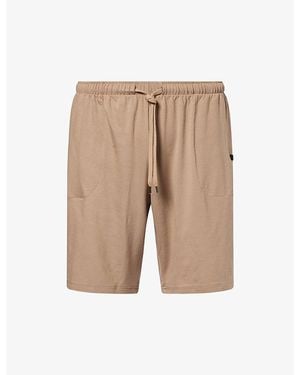Derek Rose Basel Lounge Modal-Jersey Shorts - Natural