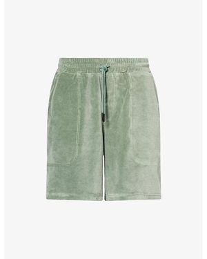 Oas Nicola Slip-Pocket Cotton-Blend Shorts - Green