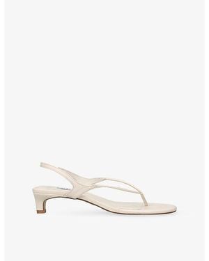 Senso Genesis Leather Heeled Sandals - White